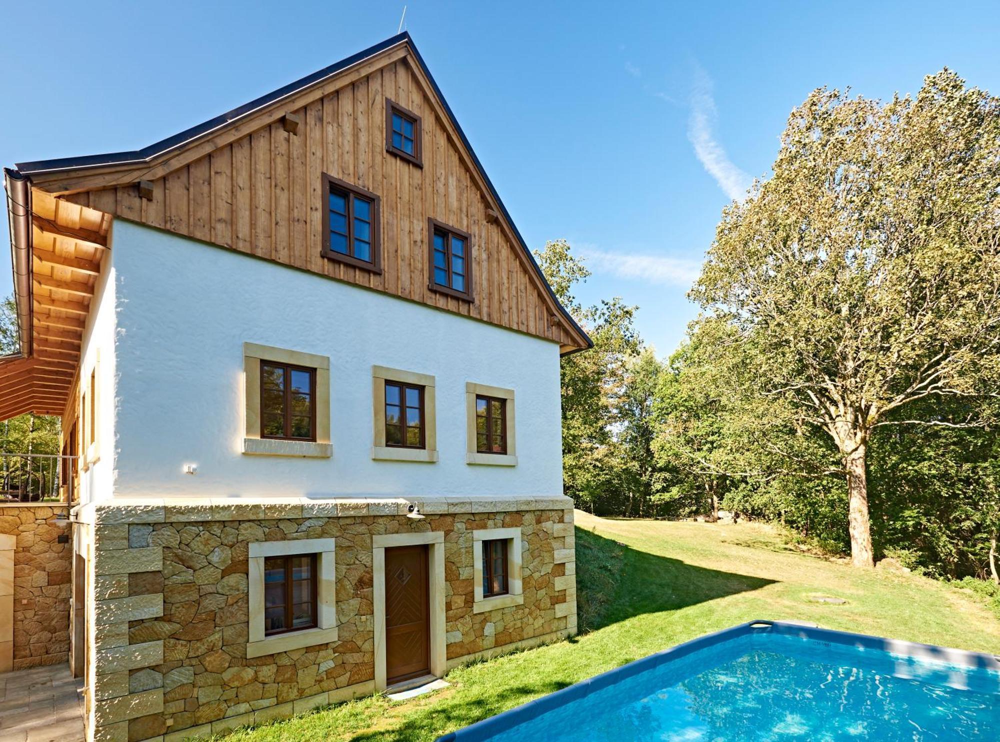 Villa Na Jeleni Stezce à Chřibská Extérieur photo