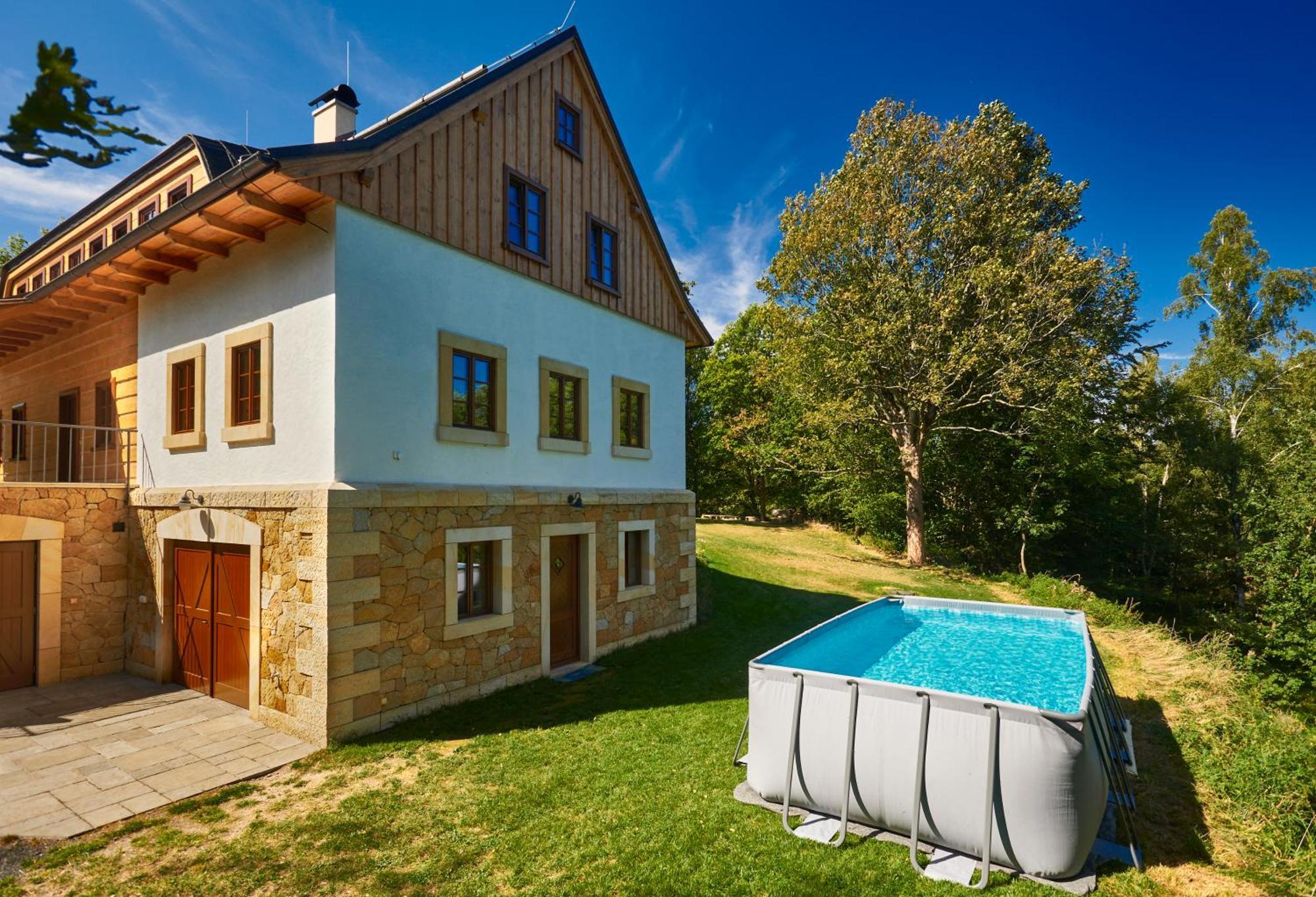 Villa Na Jeleni Stezce à Chřibská Extérieur photo